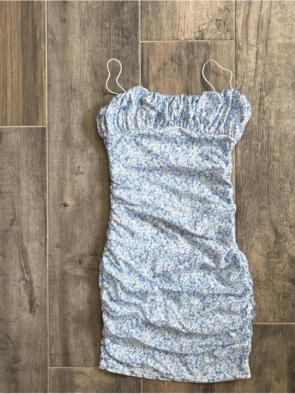 Princess Polly Blue and White Floral Mini Dress